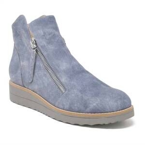 NEW DJANGO & JULIETTE women's ohmy sneaker in washed denim leather